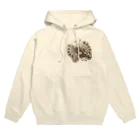 yucoon art worksのてふてふ Hoodie