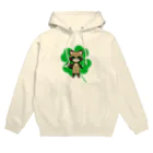 猫の隠れ家の四つ葉印の化け狸ちゃん Hoodie