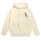 ネコとワタシのシュールな人魚姫（カラフル） Hoodie