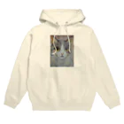 harupink🌸ペット似顔絵illustの色えんぴつにゃんこ Hoodie