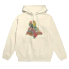 ■マネっぴ■のコザクラインコとヒョウモンガメ（リクガメ） Hoodie