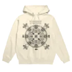 PygmyCat　suzuri店の猫召喚魔法陣（グレー線） Hoodie