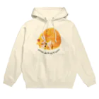 サムシングbirthの茶トラのチャイちゃん　Meditation Hoodie