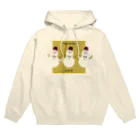 Hinaのまるくて かわいい yellow Hoodie