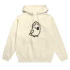 Cody the LovebirdのChubby Bird タイハクオウム Hoodie