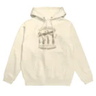 ＊momochy shop＊のサックスロゴとうさぎ(一色) Hoodie