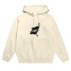 KURONEKOのKURONEKO 黒猫トルネード Hoodie