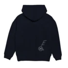 山下敦夫商店縫製部の西高東低 Hoodie:back