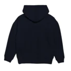 小鳥と映画館の青い瞳の黒猫 Hoodie:back