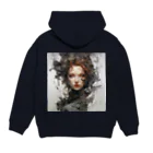 RYUJI-graphicsのAi-woman-1 Hoodie:back