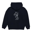 sirogenokoのしろげくん Hoodie:back