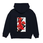 わ　た　な　べ　さ　んのあかよろし  Hoodie:back