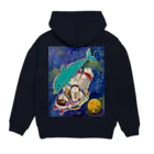 栞南シチのきみと宇宙浮遊 Hoodie:back