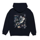 くっかの加湿鼠 Hoodie:back