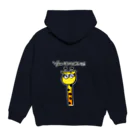 ハレルヤのカラー はげましキリン Hoodie:back