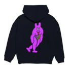 はるやんのピンク細マッチョくん Hoodie:back