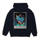 KEDARUGE EYEsのMUGEN FRUSTRATION Hoodie:back