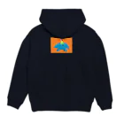 kayashopの恐竜とおさんぽ Hoodie:back