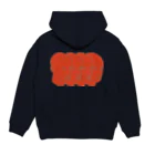 Parallel Imaginary Gift ShopのLife is Hell（Orange） パーカーの裏面