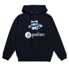 palanのパラにゃる × ホワイトロゴ パーカー