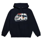 消防 と ねこちゃんの救急車と救急隊のにゃんこ Hoodie