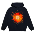 ぱくぱくショップの灼熱の太陽 Hoodie