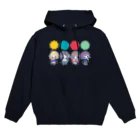 おんなどもの可愛いグッズショップのカラフルおんなどもちゃん Hoodie