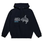 jaws_festa_tokaidoのPOLY_SHARK(white) Hoodie