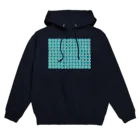 LalaHangeulのかなだらまばさ　~伝統ハングル~ 水色 Hoodie