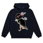 和もの雑貨 玉兎の百鬼夜行絵巻 釜の付喪神（鳴釜）【絵巻物・妖怪・かわいい】 Hoodie