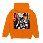 宇宙開発デザイン科の場違いコーディネート Hoodie:back