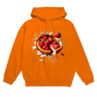 nekotama0224の飛び出すイチゴタルト Hoodie