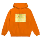 yukoymの総柄バナナひとつだけいちご　ファブリックイエロー Hoodie