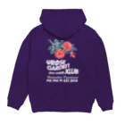 Samurai Gardenサムライガーデンのローズガーデンクラブ濃色BODY Hoodie:back