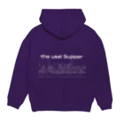 スナック半ばをすぎてのthe usal Supper Hoodie:back