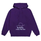 月夜のタツノオトシゴのButterfly, cross the sea Hoodie