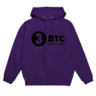 10BTCの3BTC(Black-Logo) Hoodie