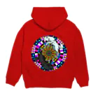 A-KatzelのLos lobos gemelos  Hoodie:back