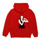 ユキノのショップのRed Hoodie:back