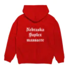 COSMICATION JUNKYARDのネブラスカ・スープレックス・マサカー Hoodie:back