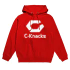 C-KnacksのC-Knacks Logo / White Hoodie