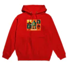 mirinconixの僕らの味方っぽい4機のレトロなロボットくん達 Hoodie