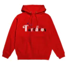  らむ☪のチームロゴパーカー(モノクロ文字) Hoodie