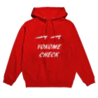 藤吉(とうきち)のグッズのyokome　check Hoodie