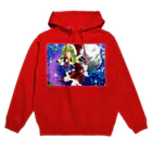 らんさんのテキトー手探り手抜きショップのサンタガール Hoodie