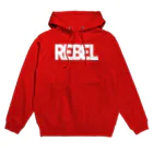 GALACTIC REBELのREBEL WHITE LOGO パーカー