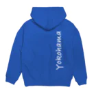 KEN's☆BASEBALL FAN SHOPのオフの日 Yokohama Hoodie:back