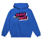 TRAVEL VOICEのTravel Voice オフィシャルロゴ Hoodie