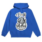 ぬいか(っ´ω｀ｃ)もちもちのイグアノ丼(白縁取り大きめ) Hoodie