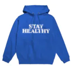 滑らかのSTAY HEALTHY 2L WHITE パーカー